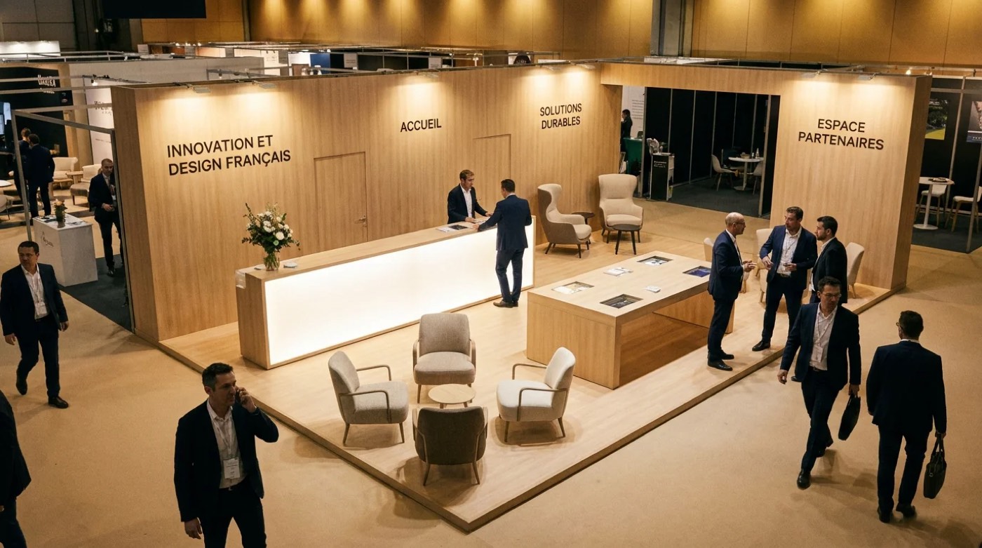 Mobilier pour stand d'exposition : guide complet pour réussir